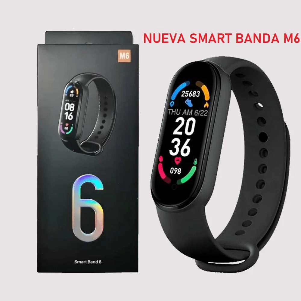 COMBO DEPORTIVO (TERMO MOTIVADOR x 3 + SMART BAND M6)